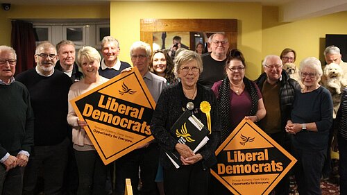 Lib Dem Marilyn Marshall was elected through the support of local donations, from people like you.